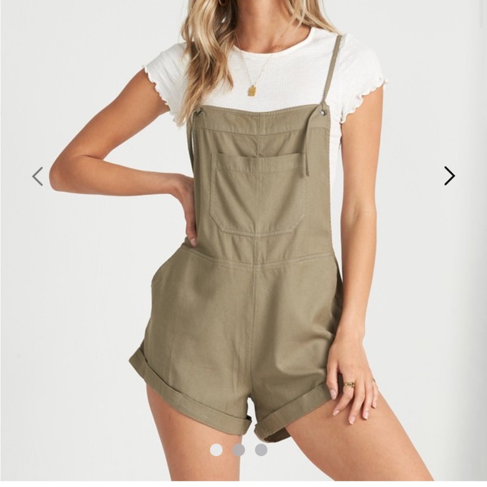 Billabong Green Casual Overalls